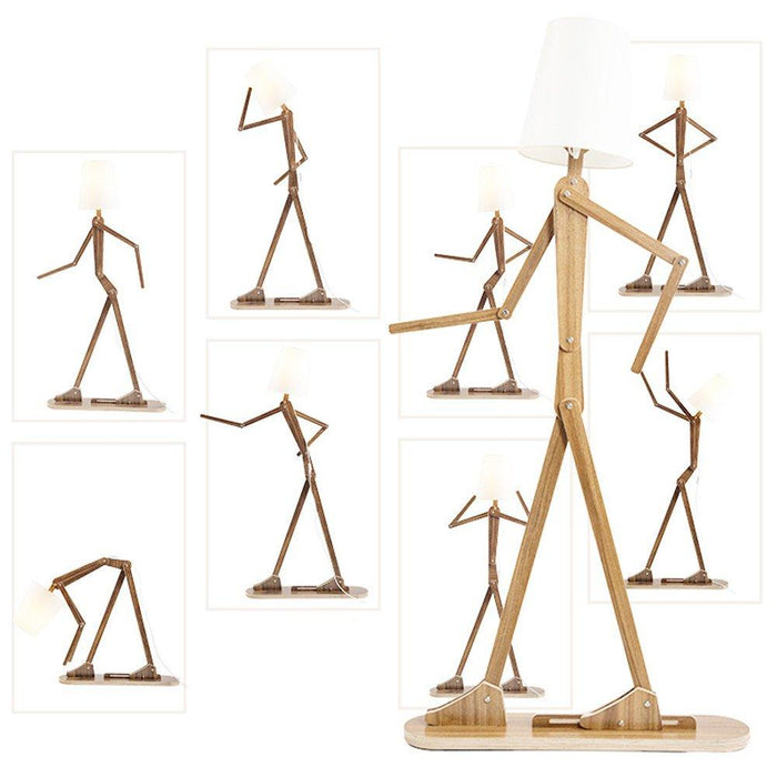 Modern Contemporary Decorative Wooden Floor Lamp