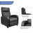 Single Recliner Chair Padded Seat