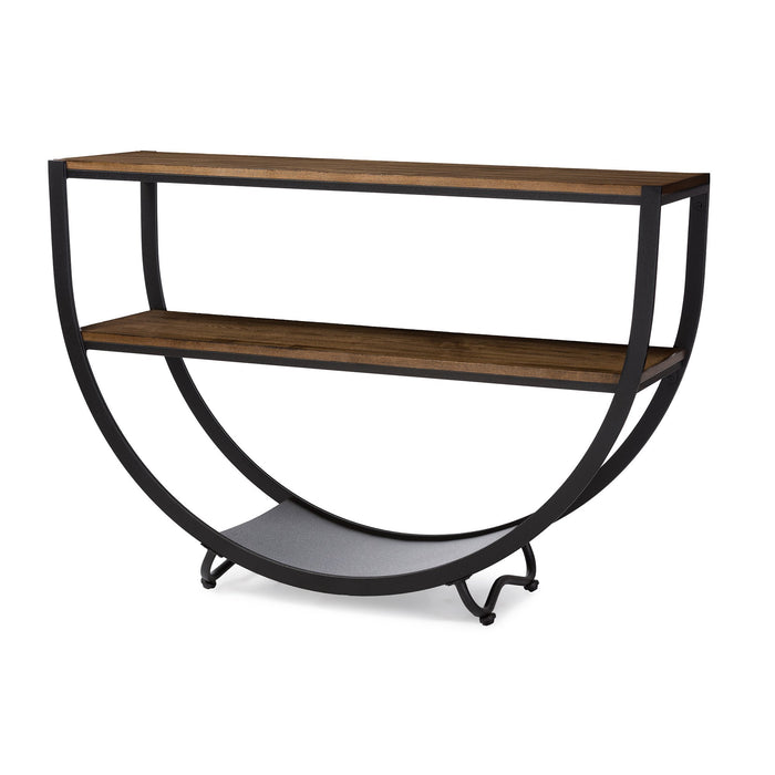 Rustic Industrial Style Console Table