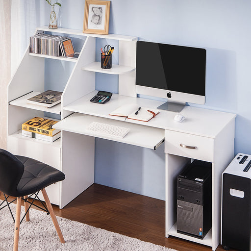 Computer Desk with Cabinet