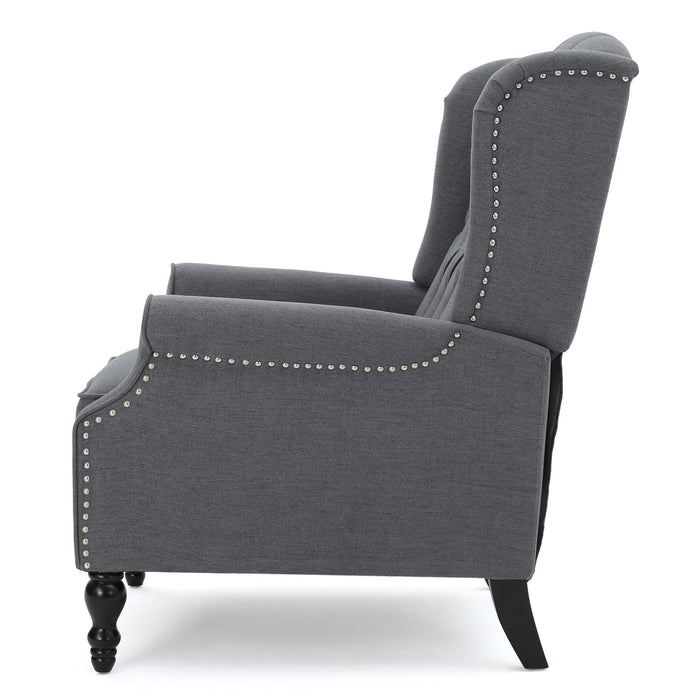 Accent Chair in Charcoal Gray