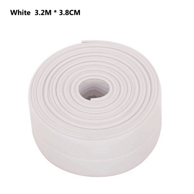 PVC Adhesive Tape Durable Use 1 ROLL duct tape Kitchen Bathroom Wall Sealing Tape Gadgets Waterproof Mold Proof